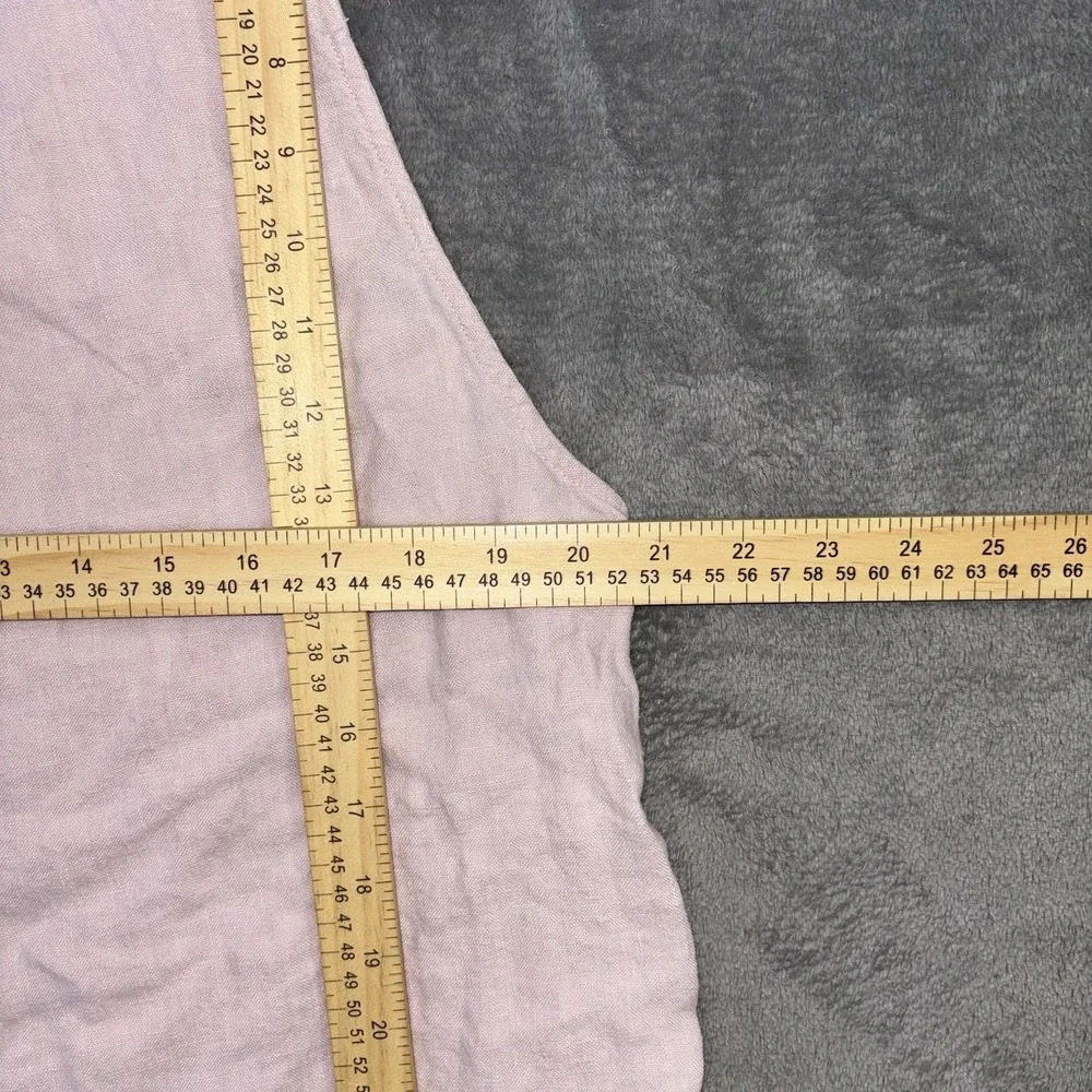 Beyond Nine Jumpsuit Womens M Pink Playsuit Romper 100% Linen Pocket Made in UK - Picture 7 of 14